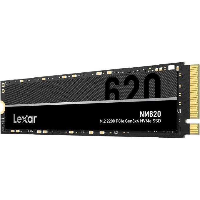 Lexar LNM620X256G-RNNNG Internal SSD, 256 GB, M.2, 2280, PCIe Gen3 x 4, NVMe, Maximum Read 3,500MB/s Write: 1,300MB/s