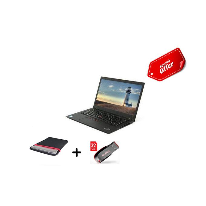 REFURBISHED T470 CORE I5 6TH GEN 8GB RAM 256GB SSD (6 Months WRTY)32GB FLASH DRIVE AND LAPTOP SLEEVE.