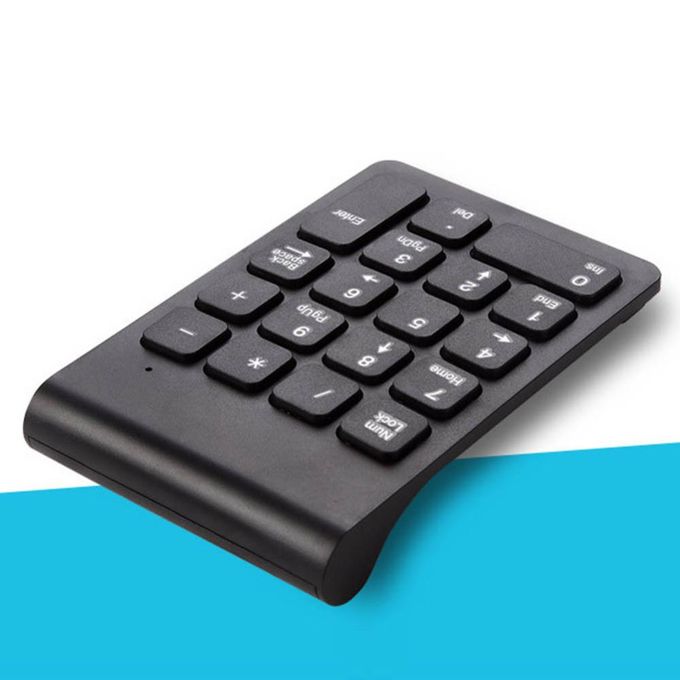 New Portable 2.4G Wireless Digital Keyboard USB Number Pad 18 Keys Mini Numeric Keypad For Laptop PC Notebook DesktoP