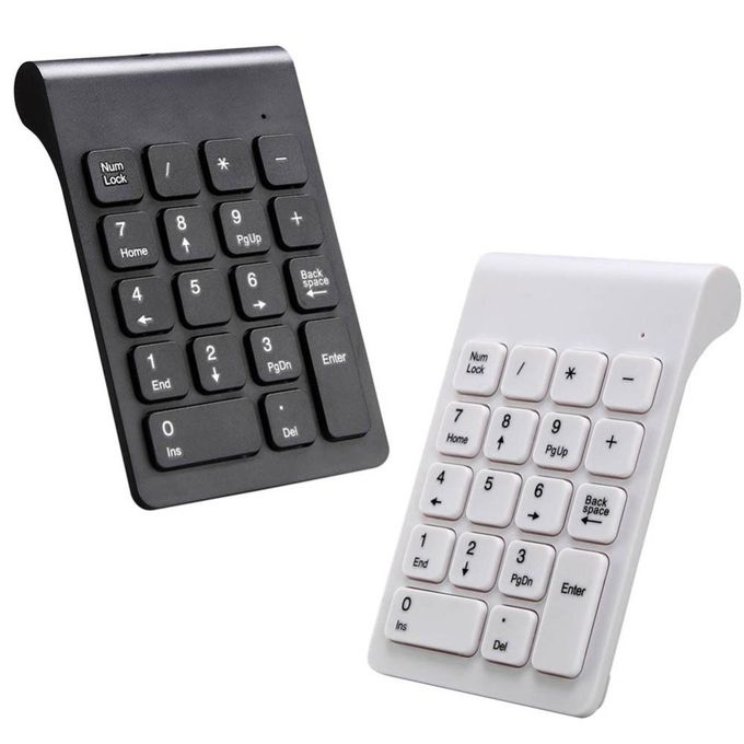 New Portable 2.4G Wireless Digital Keyboard USB Number Pad 18 Keys Mini Numeric Keypad For Laptop PC Notebook DesktoP