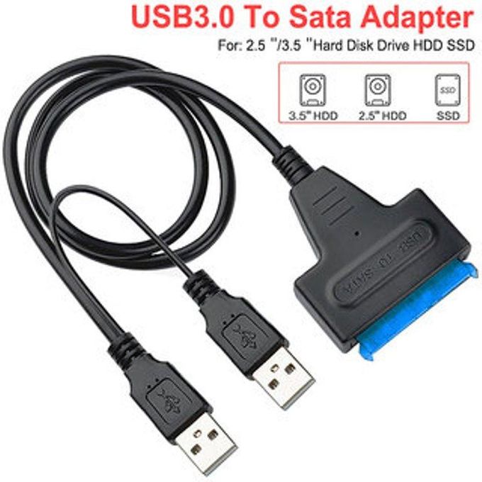 USB 3.0 To SATA 2.5 Inch Hard Disk Adapter Cable With Power