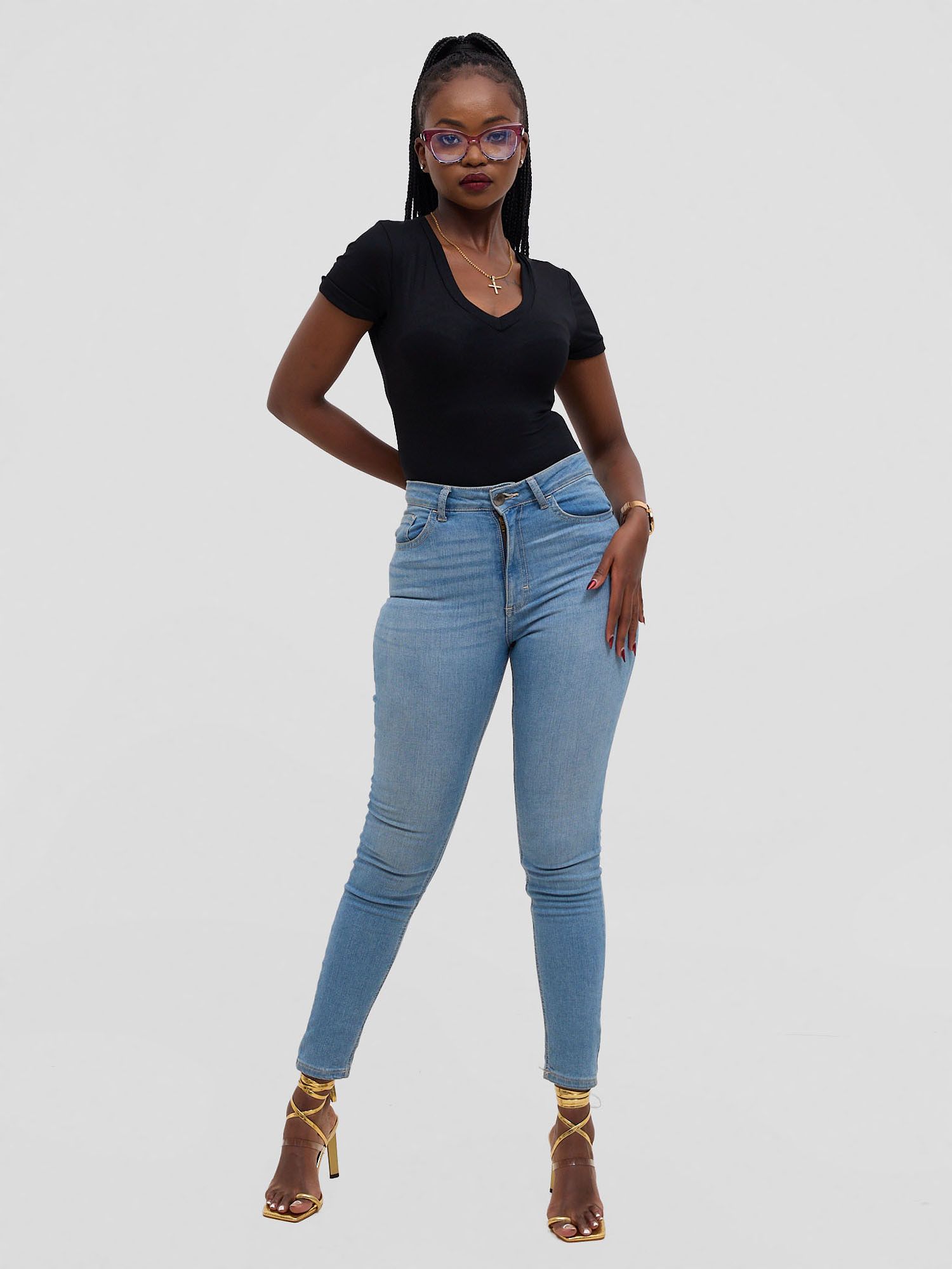 Bodysuit Fancy Top, Shaping wear for jeans