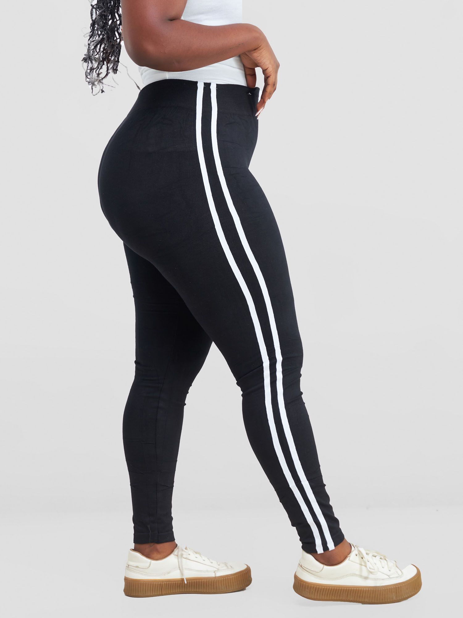 Fashion Plain Skin Tight Leggings- FREE SIZE cotton/spandex leggings