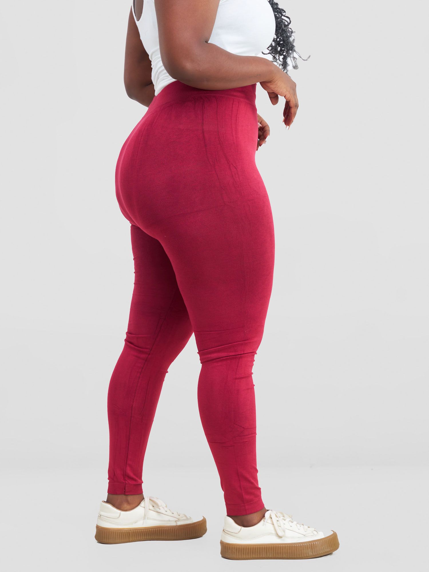 Fashion Plain Skin Tight Leggings- FREE SIZE cotton/spandex leggings