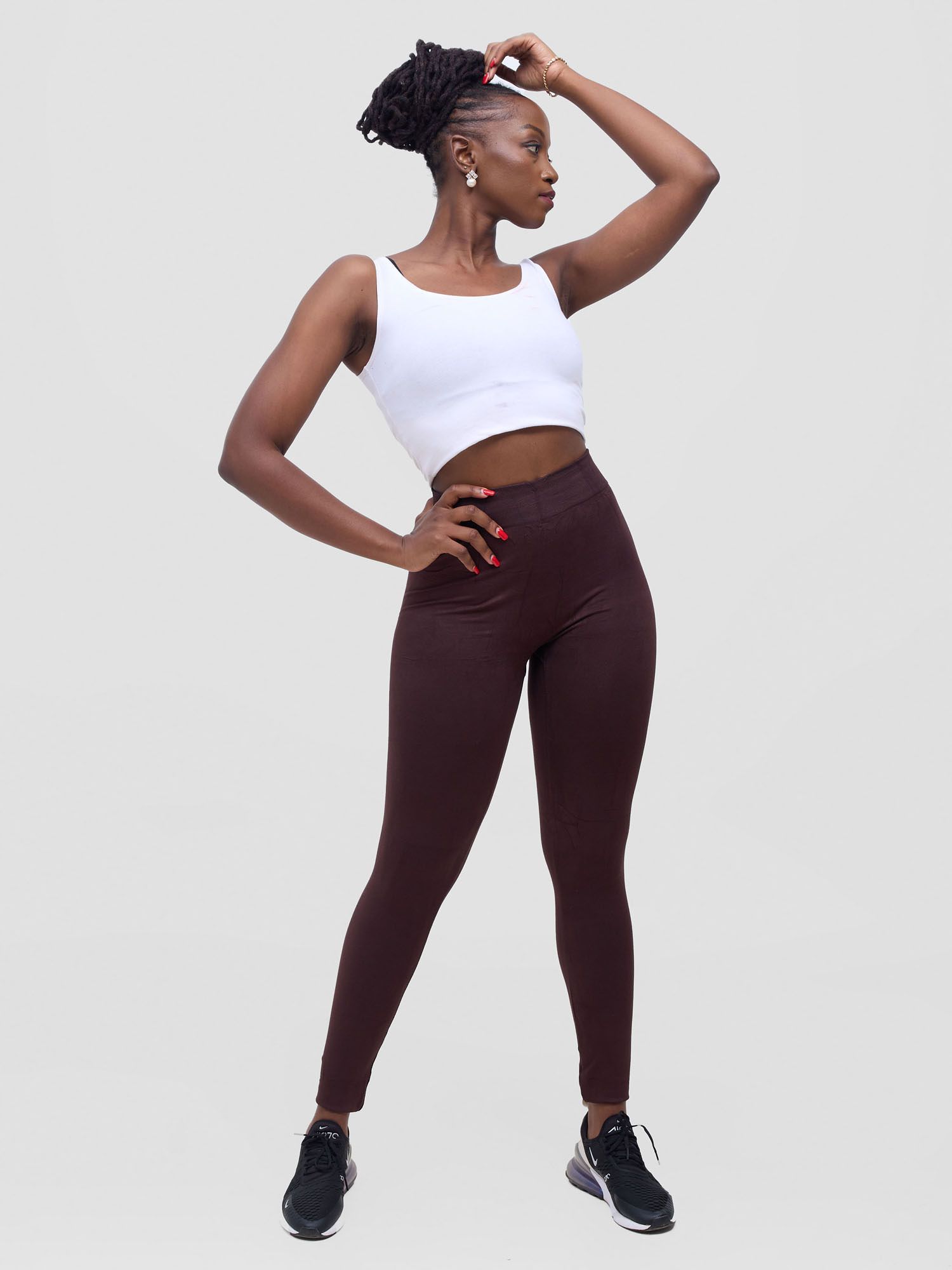 Fashion Plain Skin Tight Leggings- FREE SIZE cotton/spandex leggings