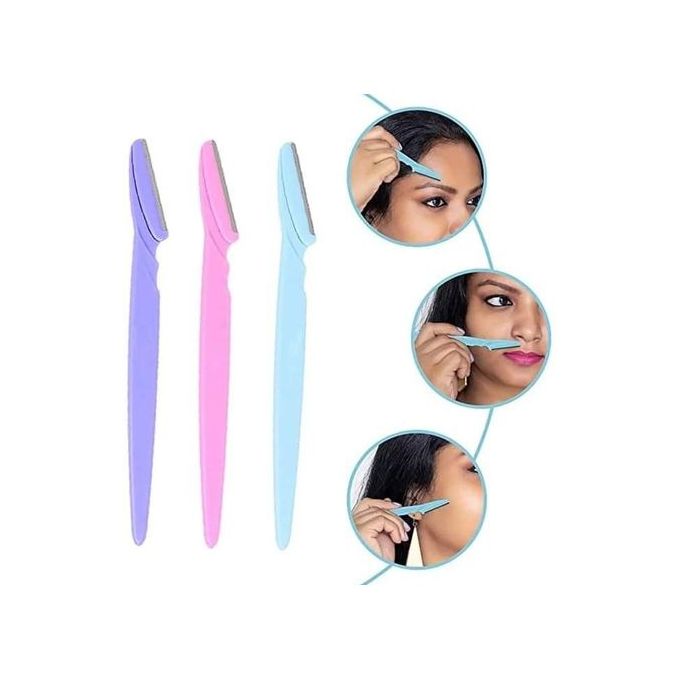 Tinkle Eyebrows Shaper OR Razor Facial Hairs Razor 3 Pieces -1 Set