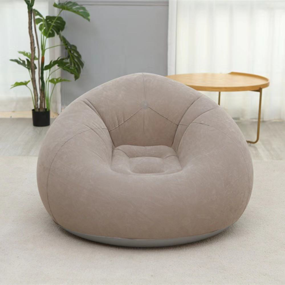 Inflatable Sofa Chair Bean Bag Flocking PVC Garden Lounge