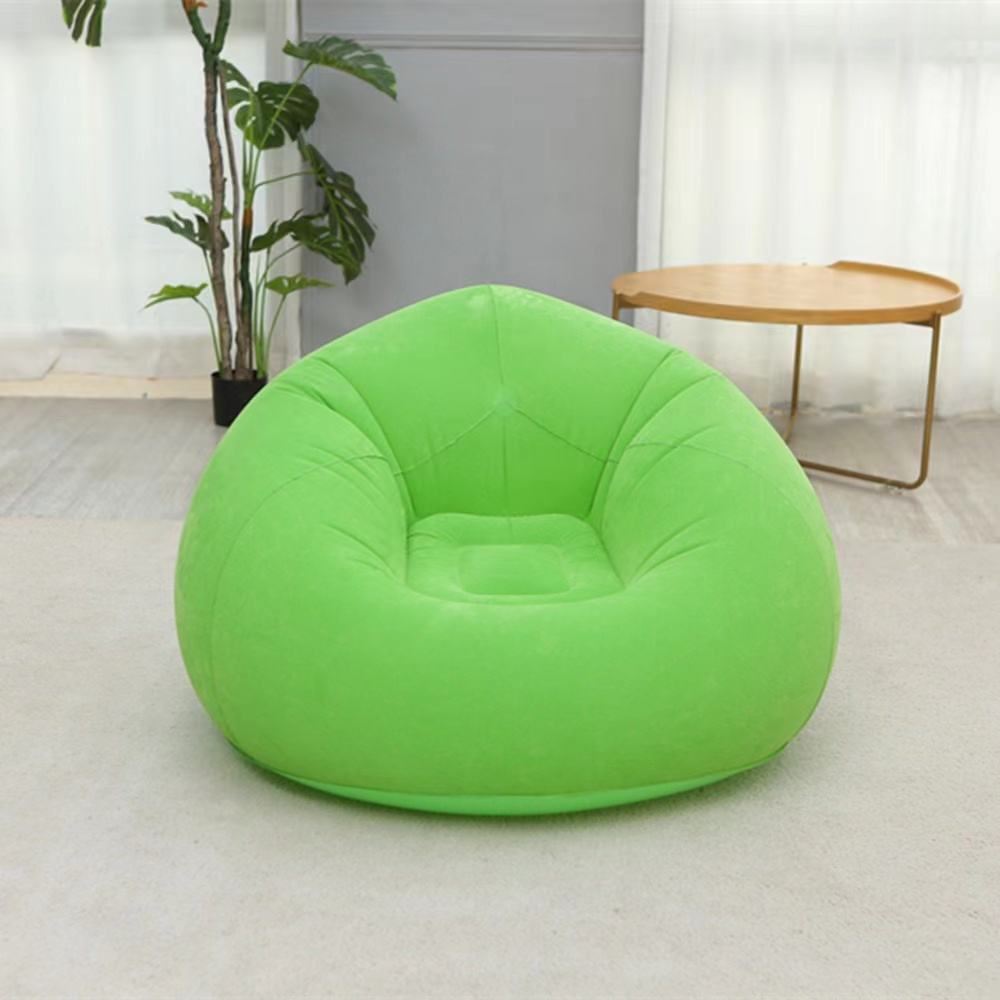 Inflatable Sofa Chair Bean Bag Flocking PVC Garden Lounge