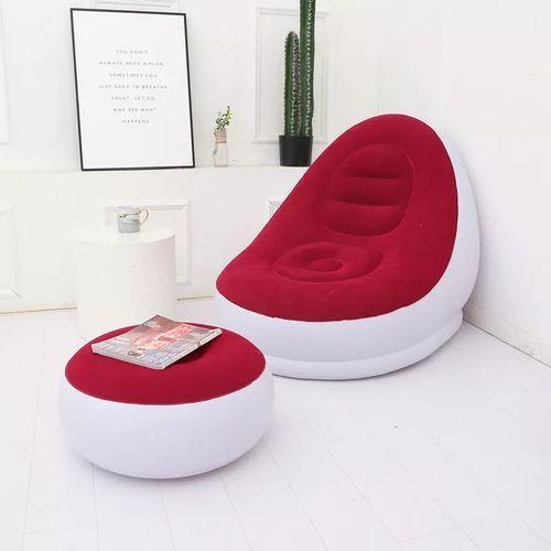 {OFFER !!  OFFER !!} Portable Multifunctional Inflatable Seat With Footrest
