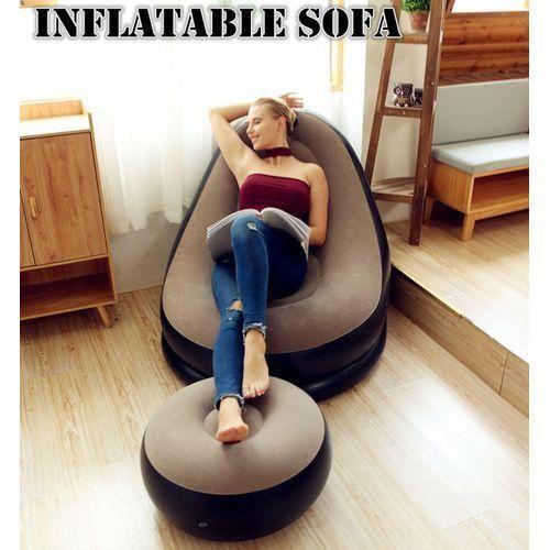 {OFFER !!  OFFER !!} Portable Multifunctional Inflatable Seat With Footrest