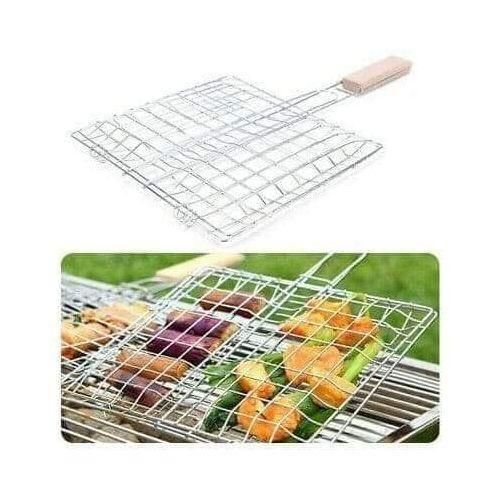 Stainless Steel BBQ Fish Meat Net Barbecue Grill Mesh Wire