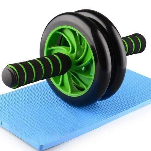 AB Wheel Double Wheel Abs Roller + Tummy Trimmer + FREE Knee Mat