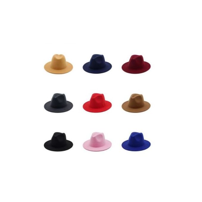 Fashion unisex wide brim,stylish fedora hats