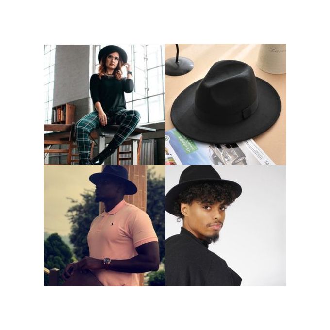 Fashion unisex wide brim,stylish fedora hats