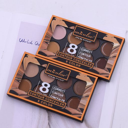 Micolor 8-colour correct and contour concealer palette view 2