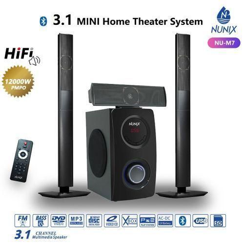 Nunix M7 SUB WOOFER POWERFUL SPEAKER SYSTEM 12000W
Bluetooth Wireless Connection
USB Flash Disk
SD Memory Card
FM Radio
Aux in
AV/DC Dual Power Supply
P.M.P.O 12000