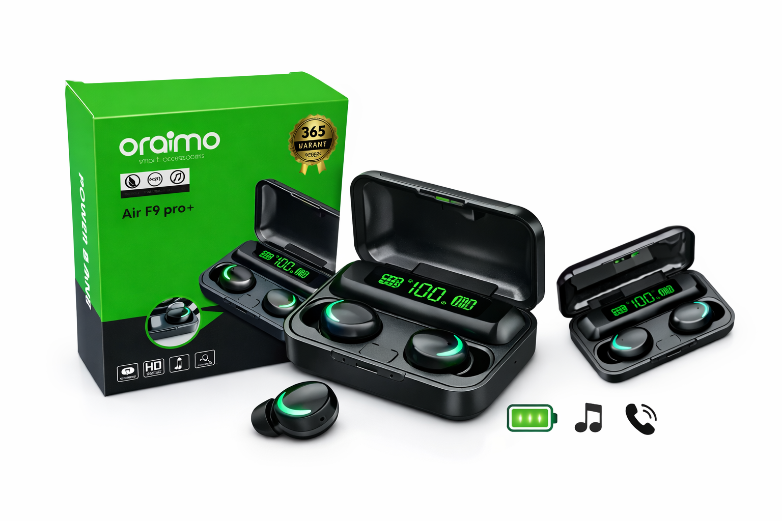 🎶 JBL True Wireless Earbuds 🔊 | Ultra-Comfort Fit 💯 | Deep Bass | Long Battery Life 🔋 | Digital Display Case | Bluetooth-Enabled for Seamless Connection 📱 | "Hurt Never, Fall Never" Fit 💪❤️