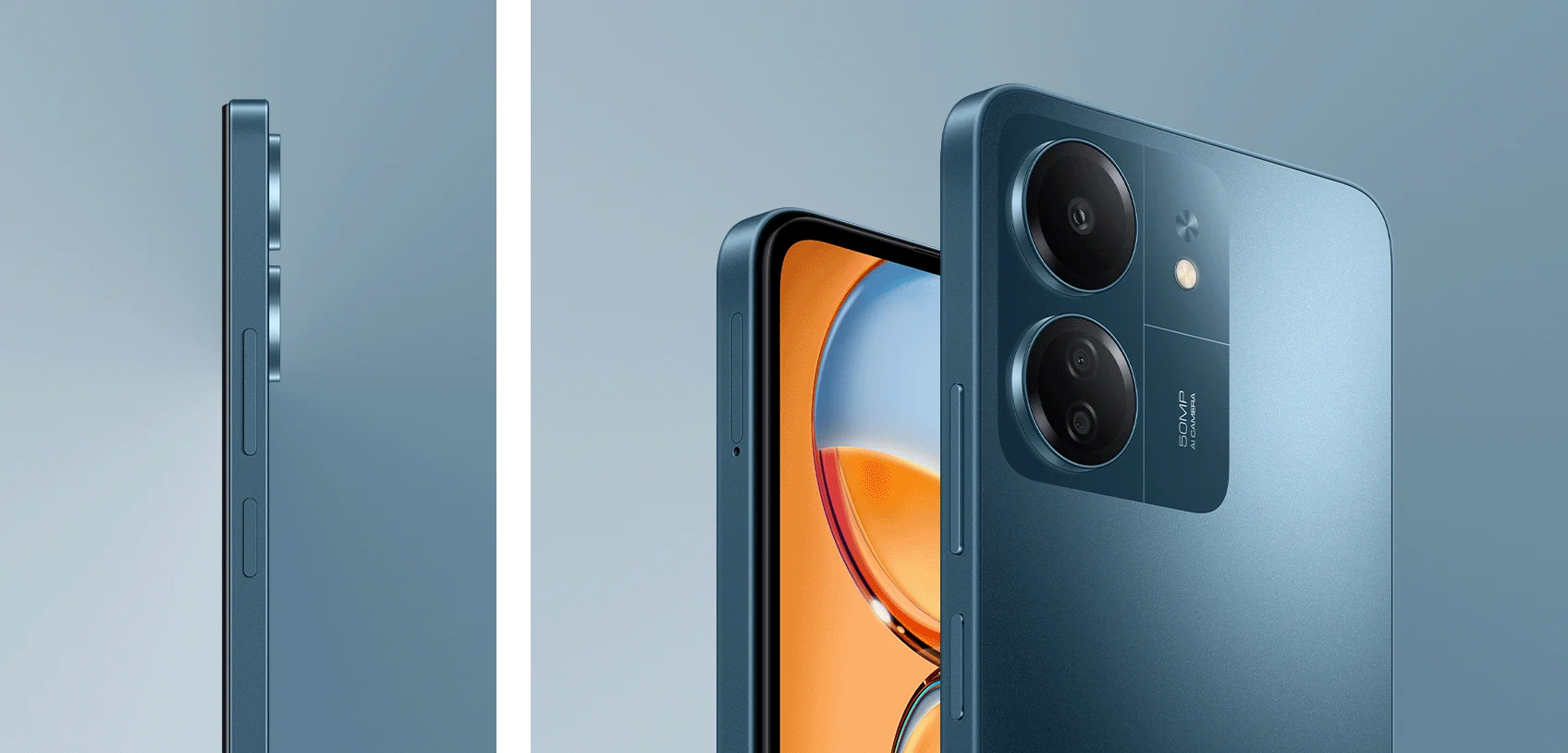 Xiaomi Redmi 13C 128GB ROM + 4GB RAM 4G Network Dual SIM 6.74inch 90Hz LCD Screen 50MP Camera 18W Tpye-C Charging 5000mAh Battery with Fingerprint&Face Smart Phones