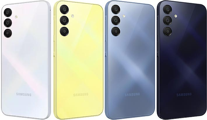 Samsung Galaxy A15: 4G, 128GB Storage + 4GB, 6GB RAM, 6.5" Super AMOLED Display, Dual SIM, 5000mAh Battery, 50MP Quad Camera