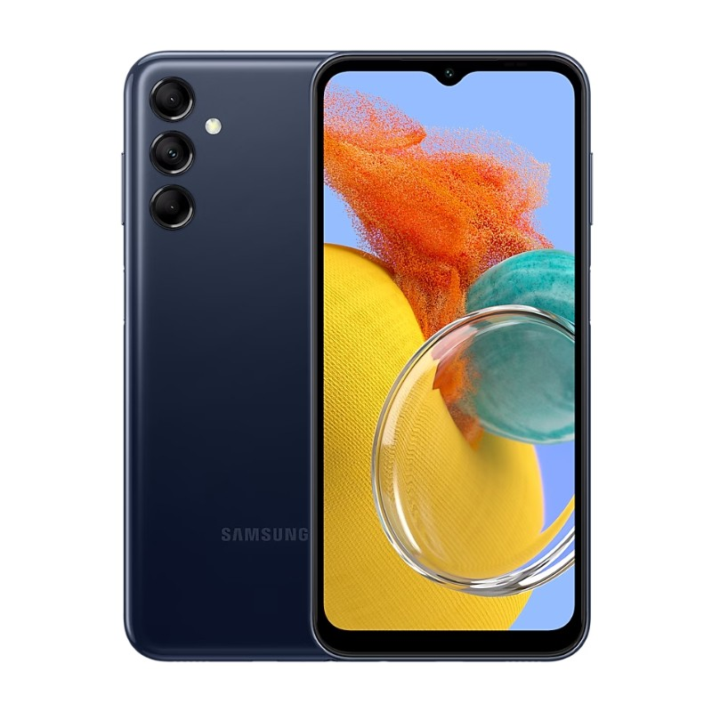 Band New Samsung Galaxy M14 5G, 6.6", 128GB + 6GB RAM (Dual SIM), 6000mAh, Blue, Smartphones