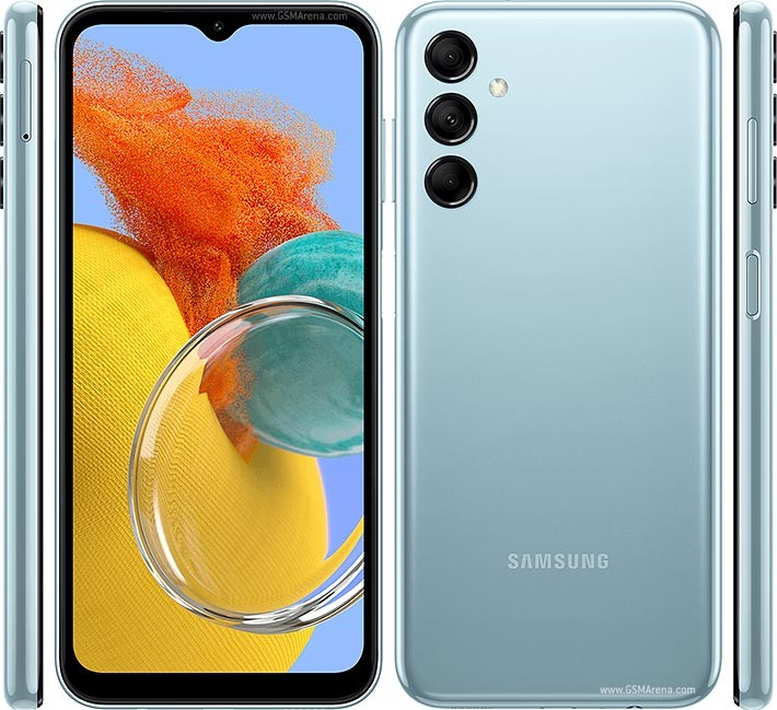 Band New Samsung Galaxy M14 5G, 6.6", 128GB + 6GB RAM (Dual SIM), 6000mAh, Blue, Smartphones