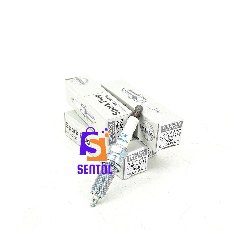 4PCS Nissan NGK DILKAR6A11 Iridium Spark Plugs