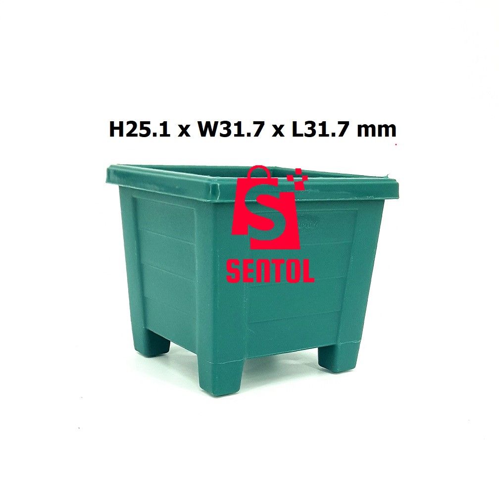 3PCS 15L Square Planter Pot
