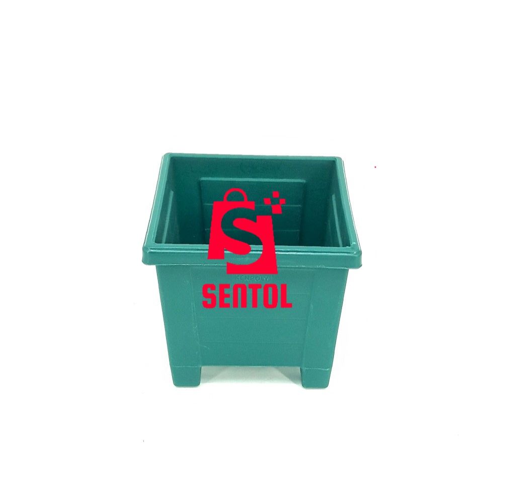 3PCS 15L Square Planter Pot