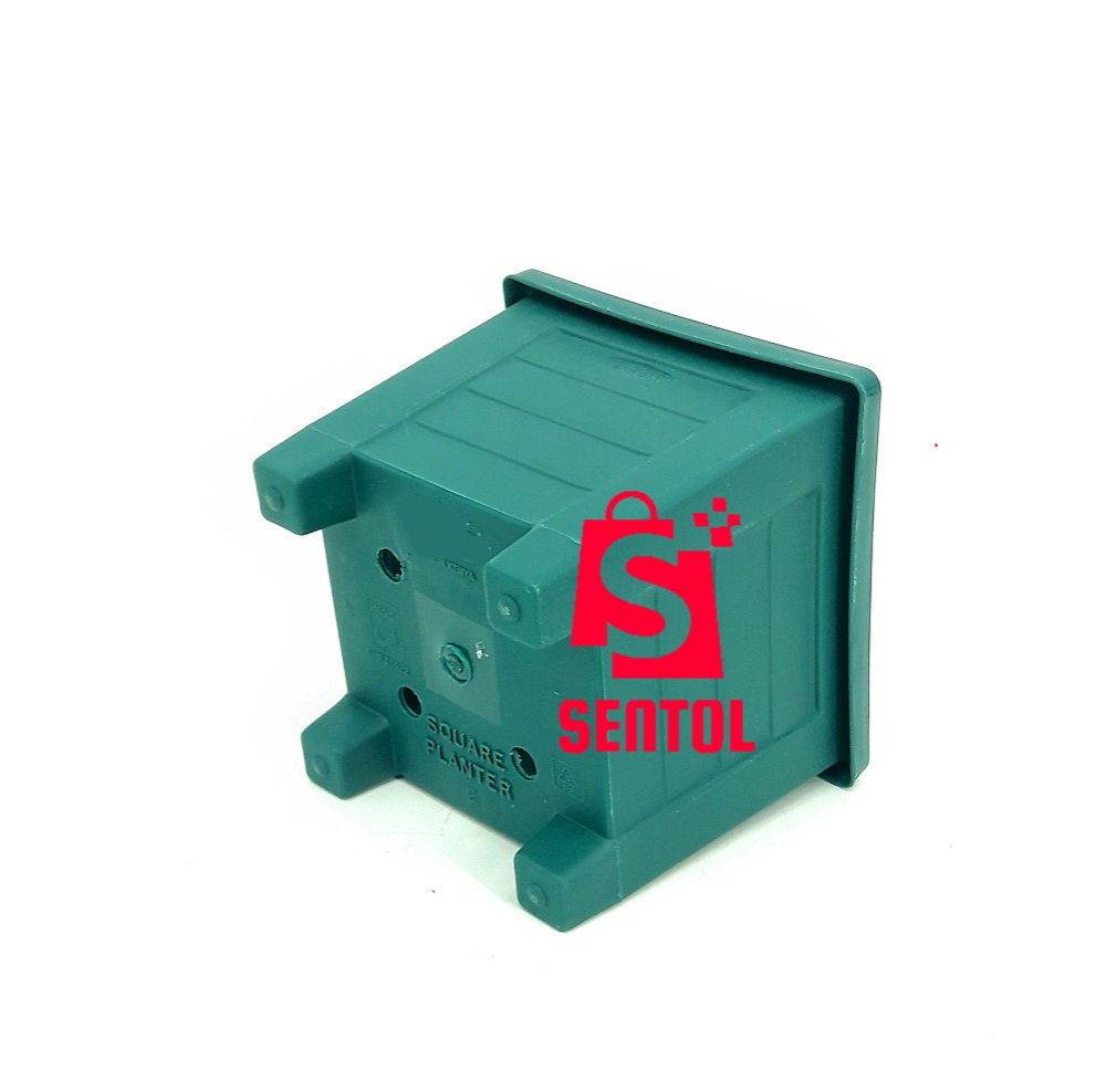 3PCS 15L Square Planter Pot