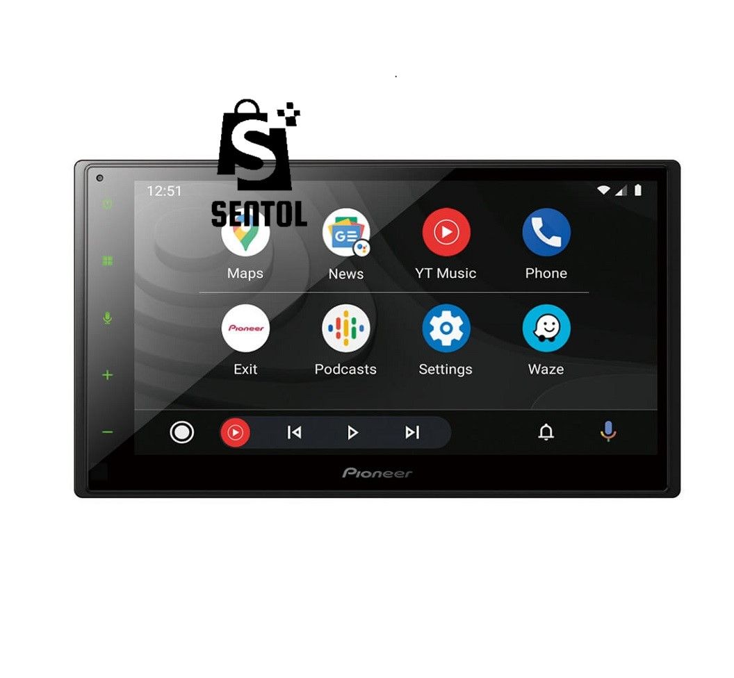 Pioneer DMH A4450BT Car AV Receiver with Apple CarPlay, Android Auto and Mirroring for Android