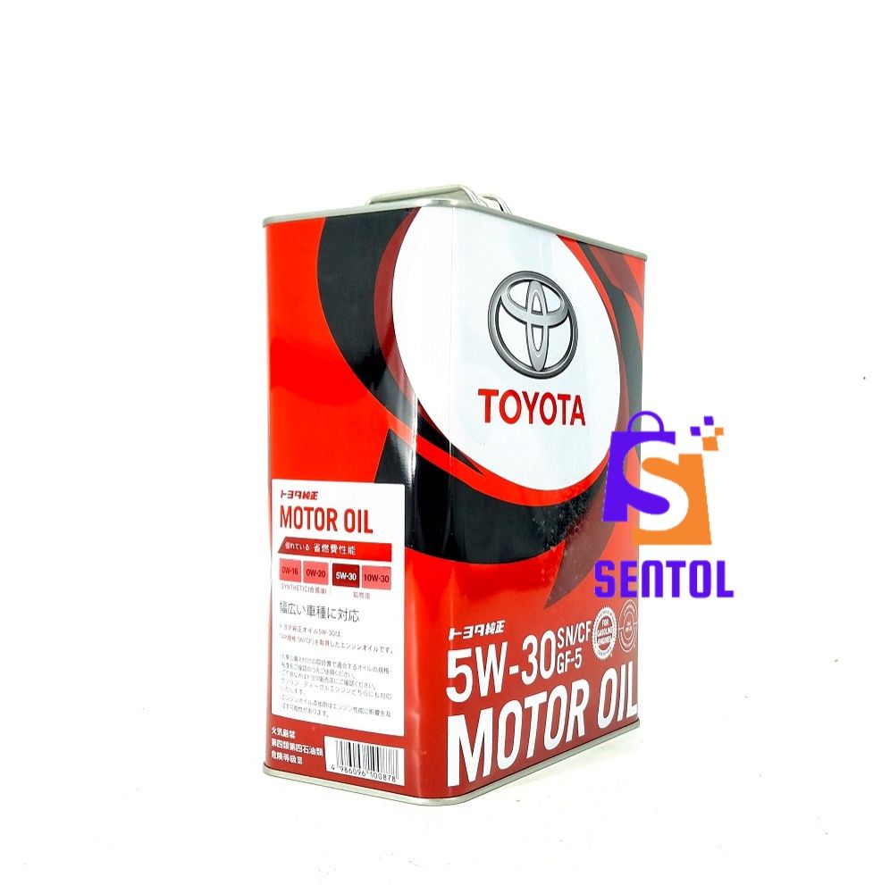 Toyota SN CF GF-5 SAE 5W-30 Fully Synthetic Engine Oil 4L