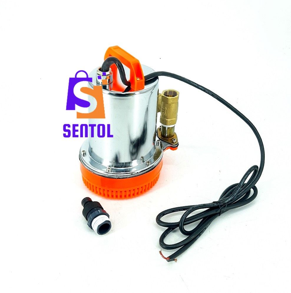 DC12-200 12V Submersible Solar Pump 15M 200W with Valve