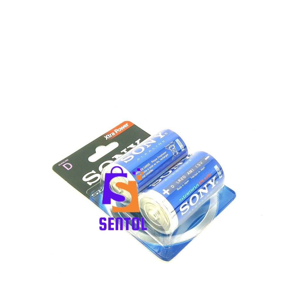 SONY StaminaPlus Size D Alkaline Batteries