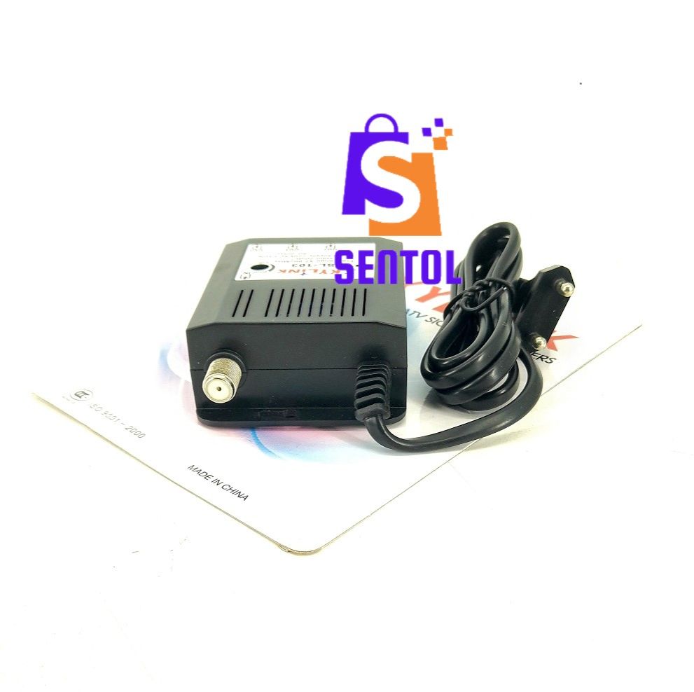 3 Way 20dB CATV TV Antenna Signal Amplifier Booster Splitter