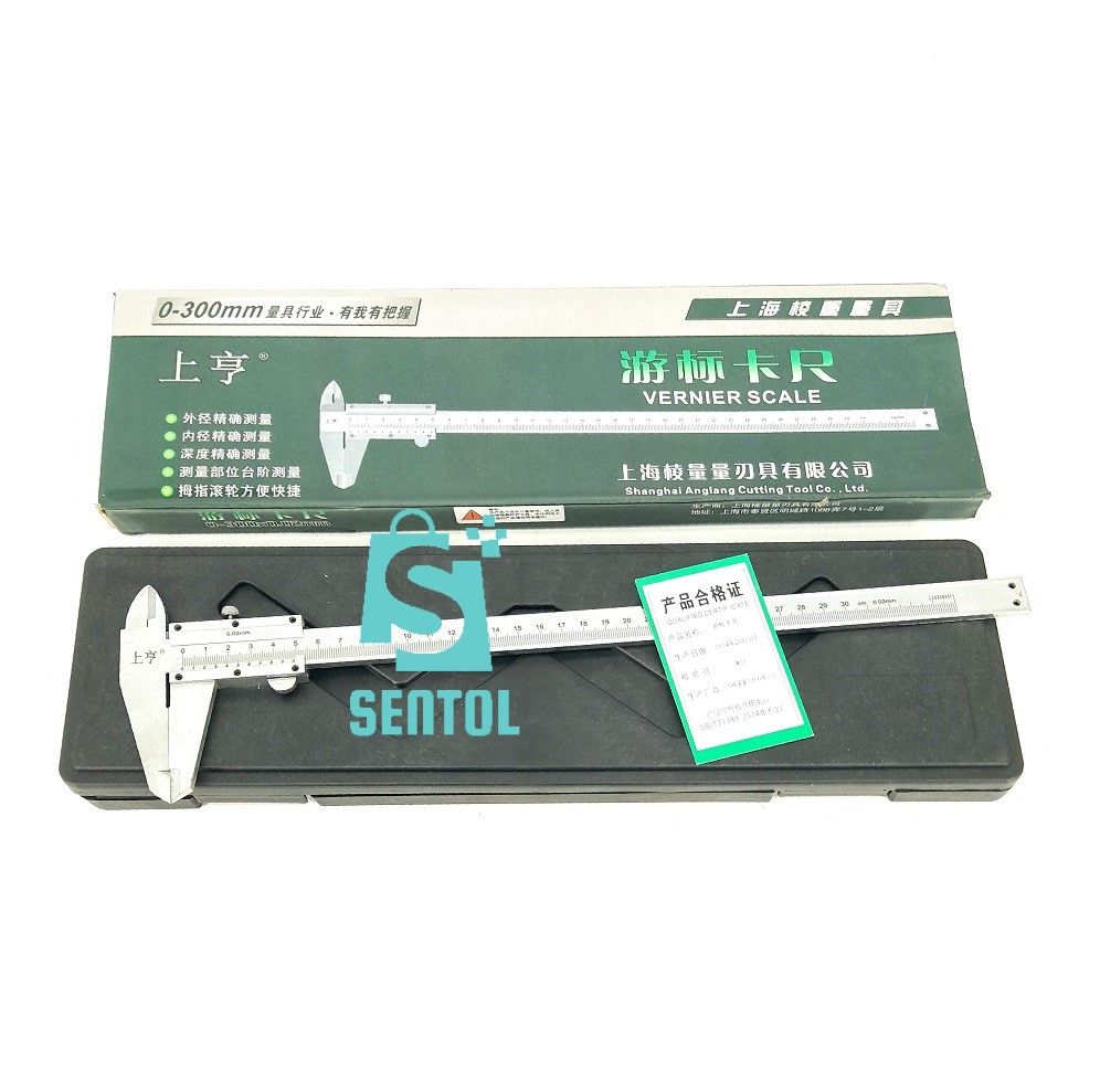 Premium 12 inches 300mm Analogue Stainless Steel Vernier Caliper with Certificate