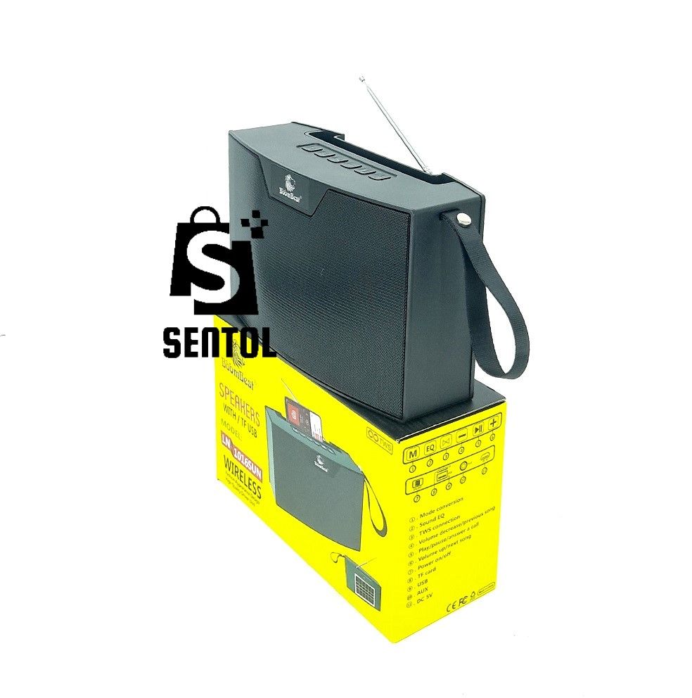 BoomBest LN1016SUN Solar Bluetooth Speaker Radio