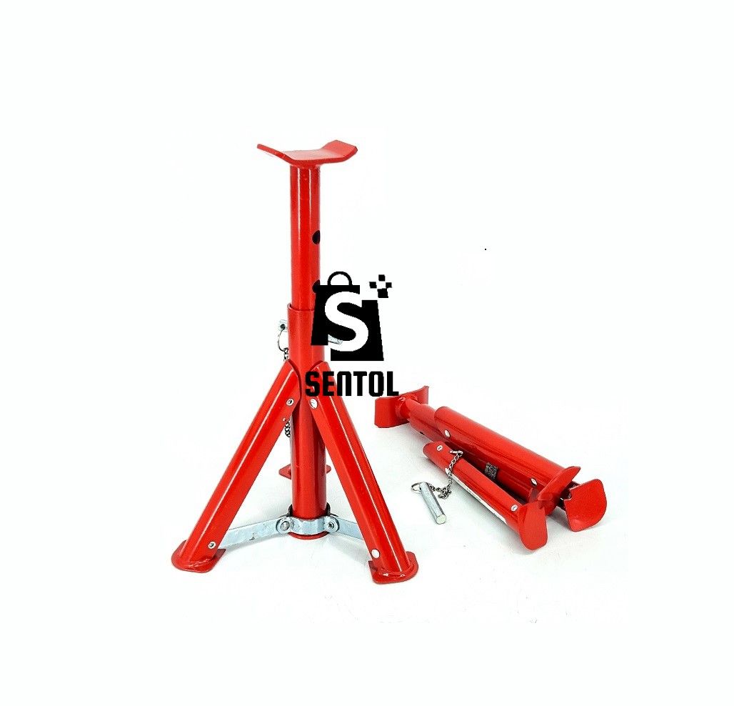 2PCS 2T 4400lb Foldable Adjustable Floor Jack Stand