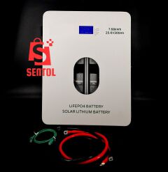 25.6V 300AH 7680Wh Solar Lithium Battery