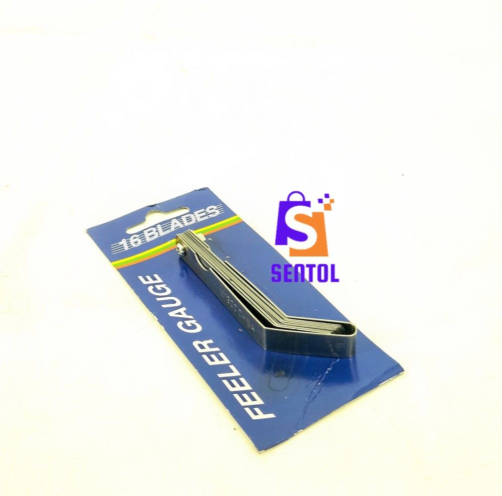 16 Blades 45° Offset Imperial and Metric Feeler Gauge Set