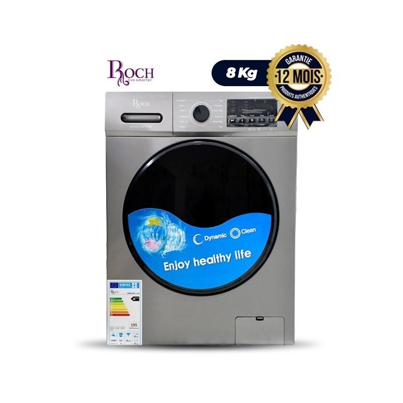 Roch Automatic 8KG Front Loading Washing Machine