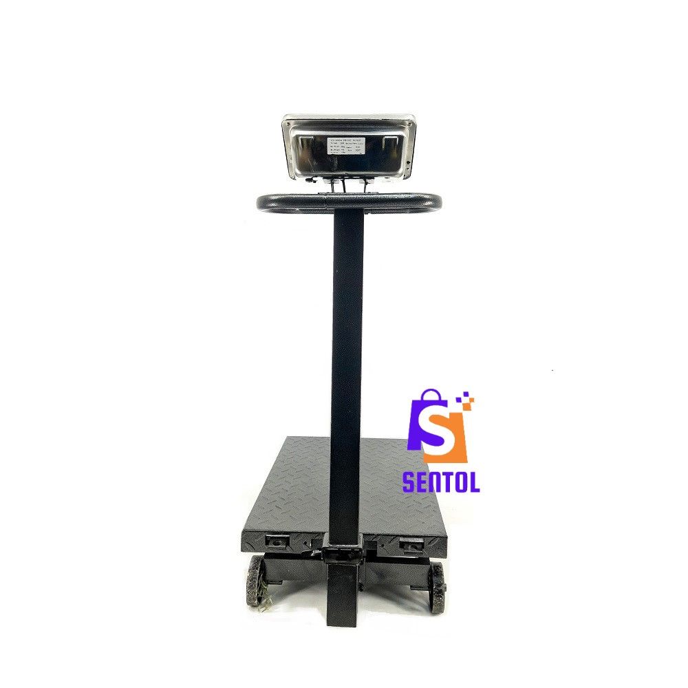 600KG Industrial Platform Digital Scale with Caster Wheels