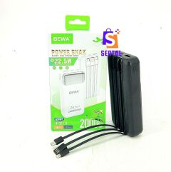 20000mAh Fast Charging 22.5W Power Bank with Cables