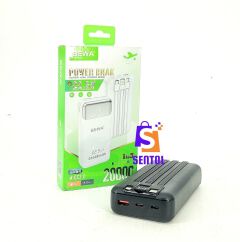 20000mAh Fast Charging 22.5W Power Bank with Cables
