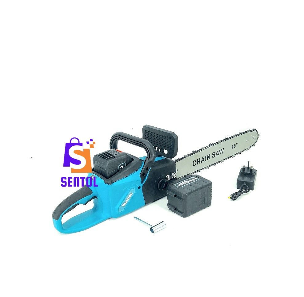 16 Inch 198V Brushless Rechargeable Cordless Chainsaw