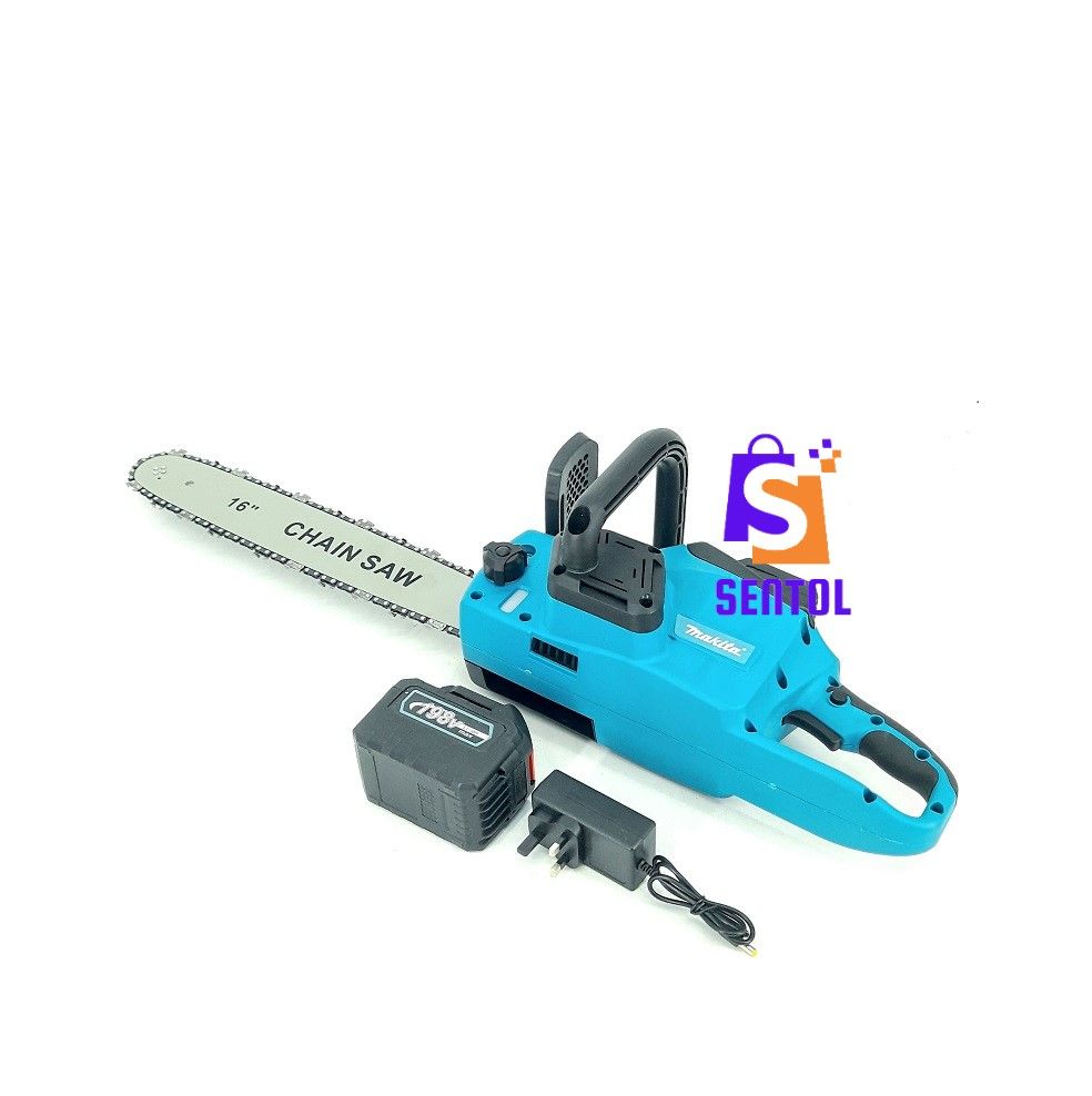 16 Inch 198V Brushless Rechargeable Cordless Chainsaw