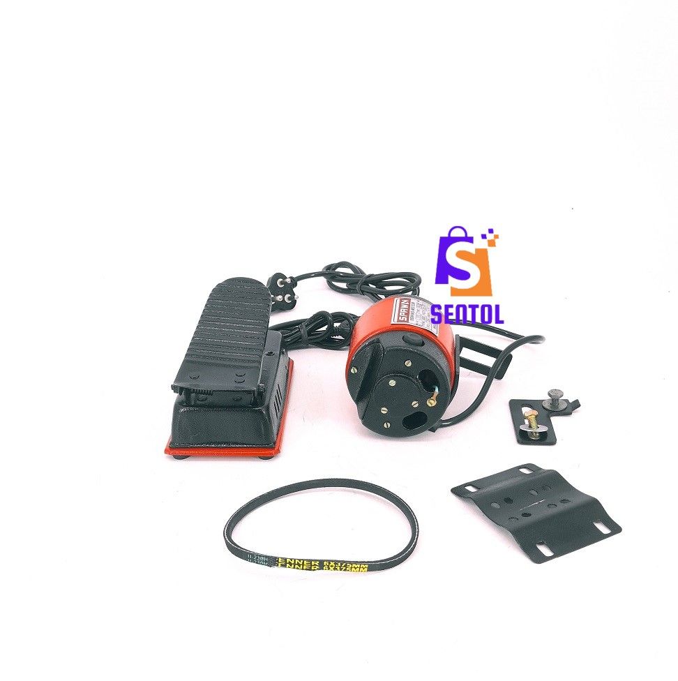 Large Sewing Machine Motor with Regulator Foot Pedal