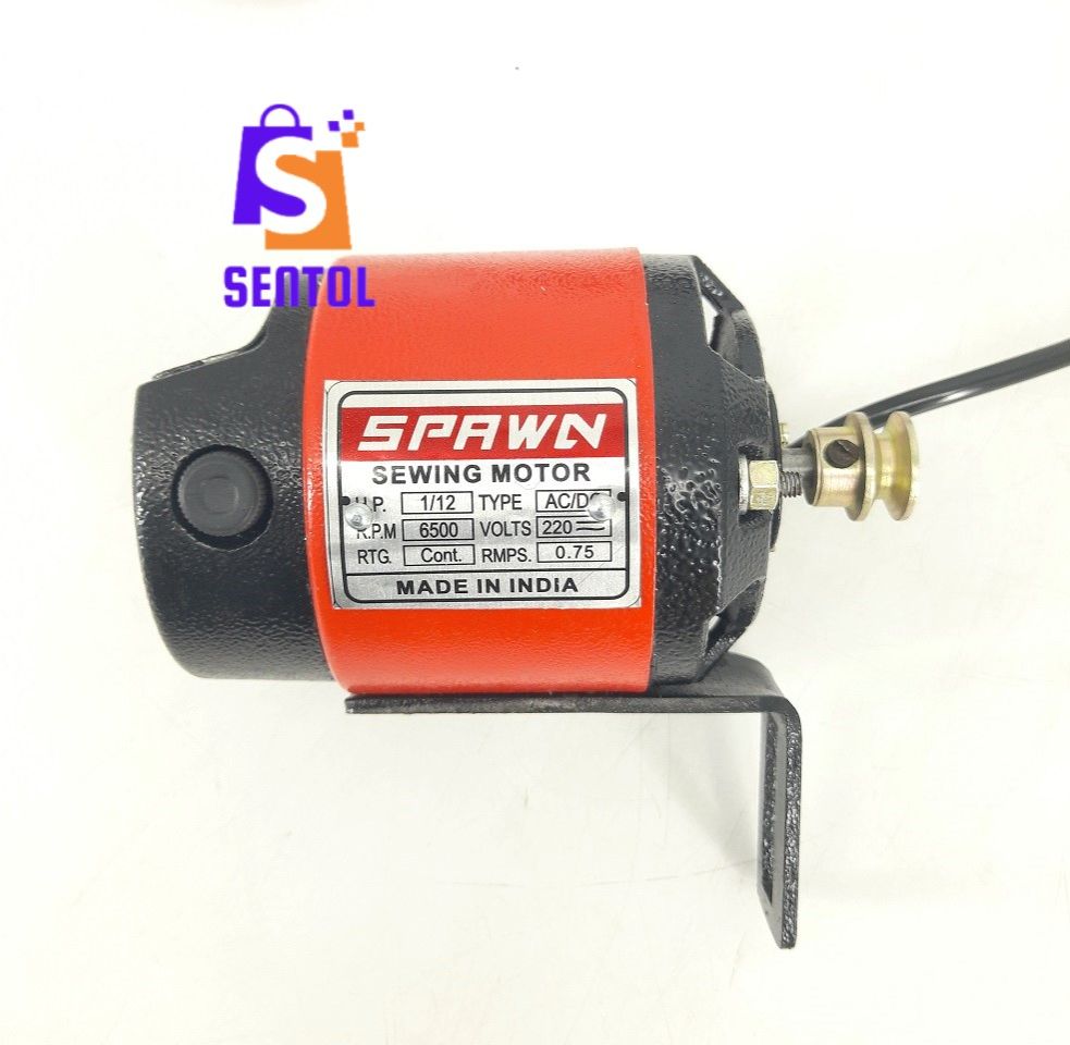 Large Sewing Machine Motor with Regulator Foot Pedal