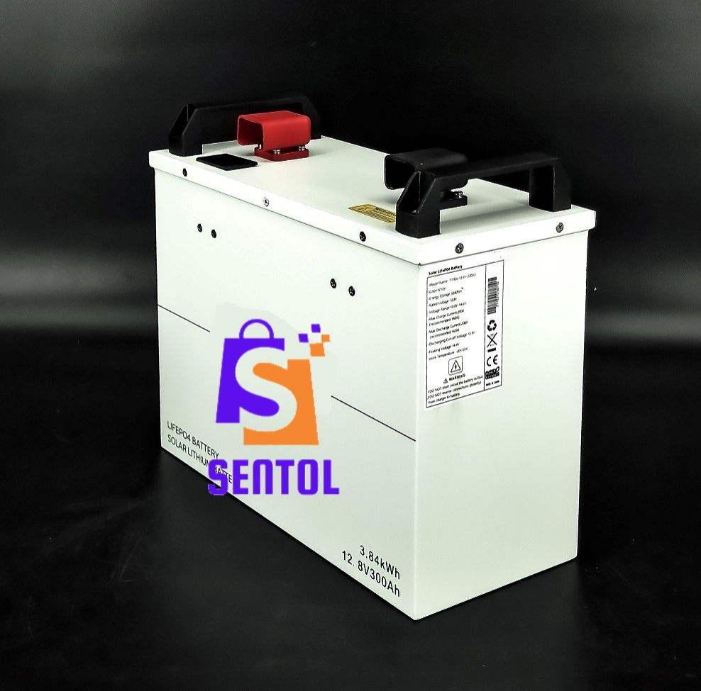 12.8V 300AH 3840Wh Solar Lithium Battery