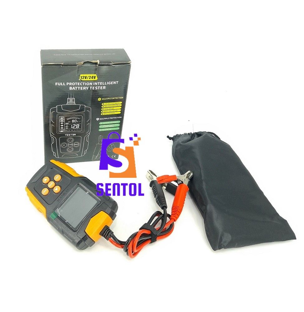 Battery Tester 12V 24V Full Protection Intelligent Battery Tester