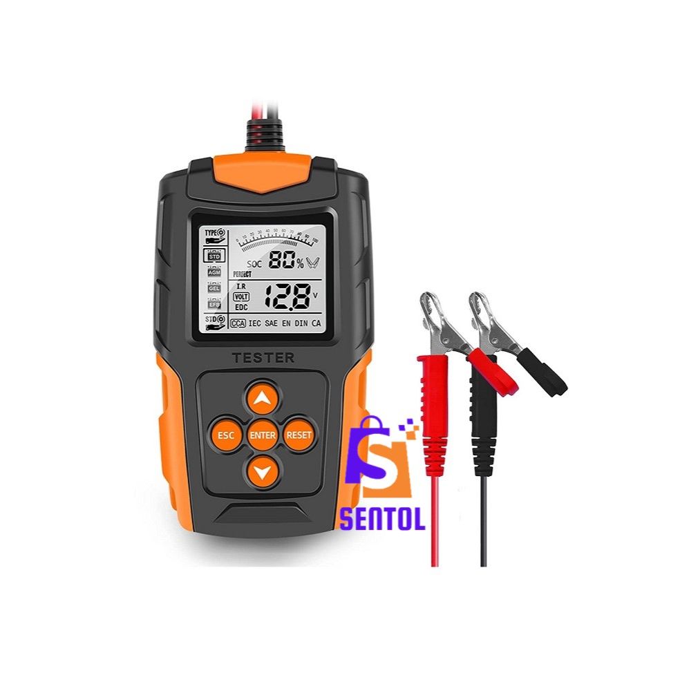 Battery Tester 12V 24V Full Protection Intelligent Battery Tester